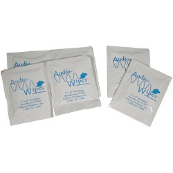 Audiowipes Disinfectant Towelettes (100 per box) Price: $19.50