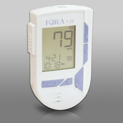 FORA Talking Blood Glucose Meter- English-Spanish Price: $59.34