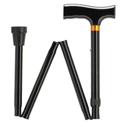 Folding Aluminum Support Cane - 33 inches Price: $19.85