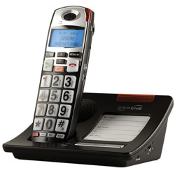 Serene HD 55dB Amplified Talking Cordless Big Button Phone with LCD Price: $131.95