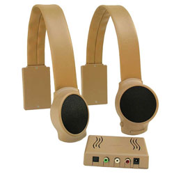 Wireless TV Listening Speakers - Tan Price: $249.95