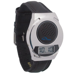 Talking Watch with Leather Band - Unisex Price: $14.95