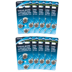 HearMore Hearing Aid Batteries- Size 675 -Ctn-40 Price: $19.95