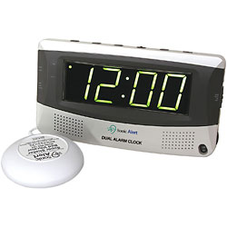 Sonic Alert Alarm Clock with Dual Alarm Clock Price: $44.95